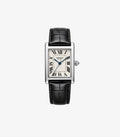 EMERALD CLASSIC RECTANGULAR LEATHER WATCH