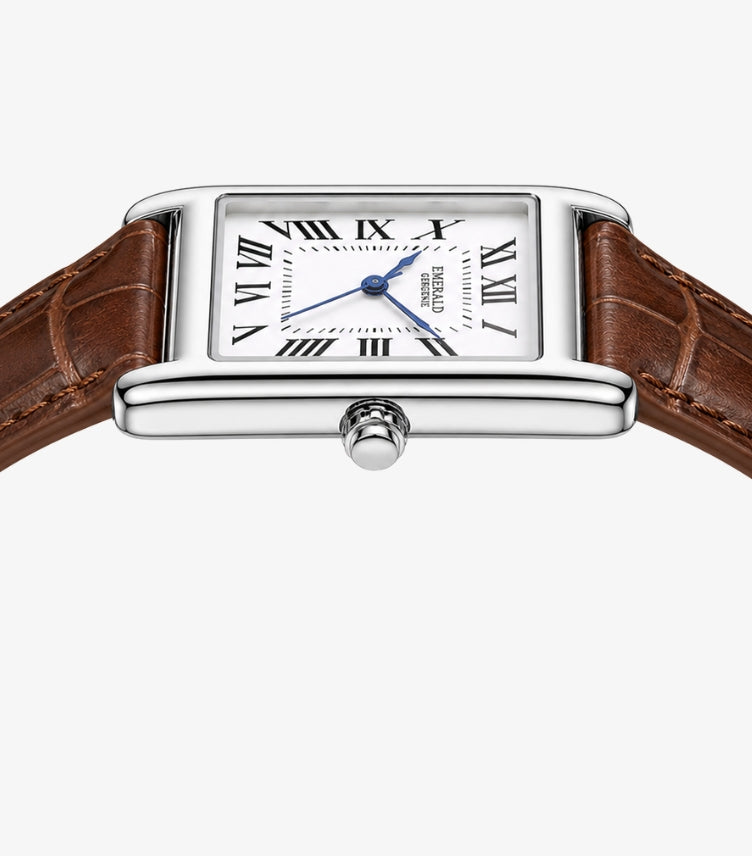 EMERALD CLASSIC RECTANGULAR WATCH