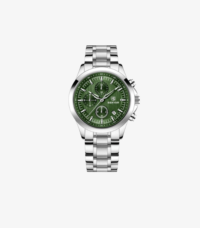 BENYAR STAINLESS STEEL CHRONOGRAPH WATCH
