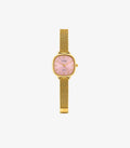ANNIE TIME GOLD MESH STRAP WATCH